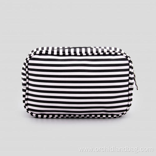 Stripe Casual Cosmetic Bag